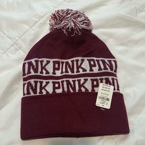 VS PINK | Maroon Beanie
